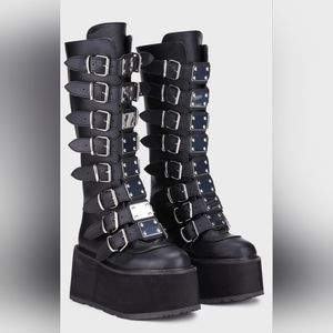 Dolls kill Destiny Platform Boots Black Size 9